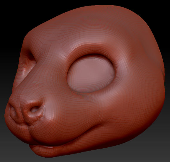 Gender Neutral Hamster Head Base