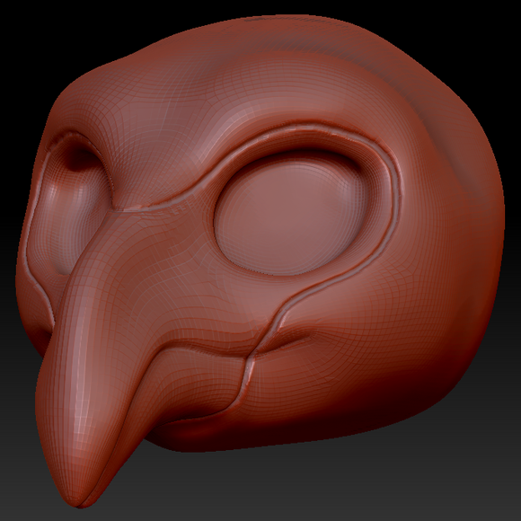 Western Kemono Flamingo Head Base