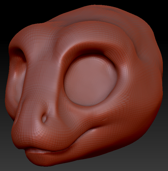Western Kemono T-Rex Head Base Variant 1
