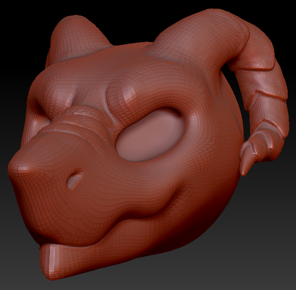 Gender Neutral Sergal Head Base Complex Variant 1