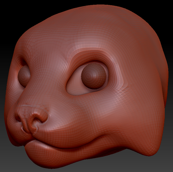 Realistic Bobcat/Lynx Head Base