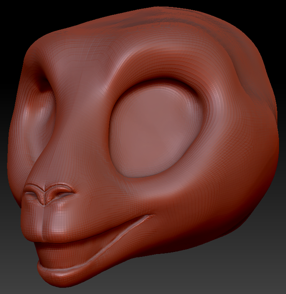Western Kemono Goat/Sheep Static Jaw Head Base