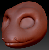 Gender Neutral Electric Eel Head Base