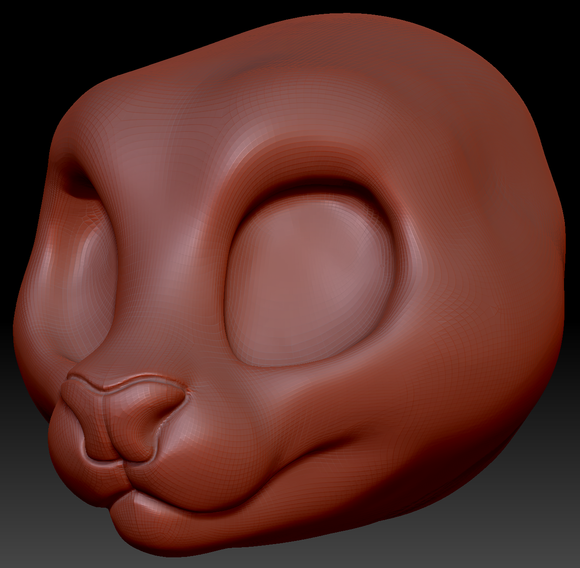 Western Kemono Ocelot Head Base