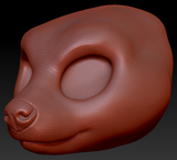Western Kemono Hyena Head Base