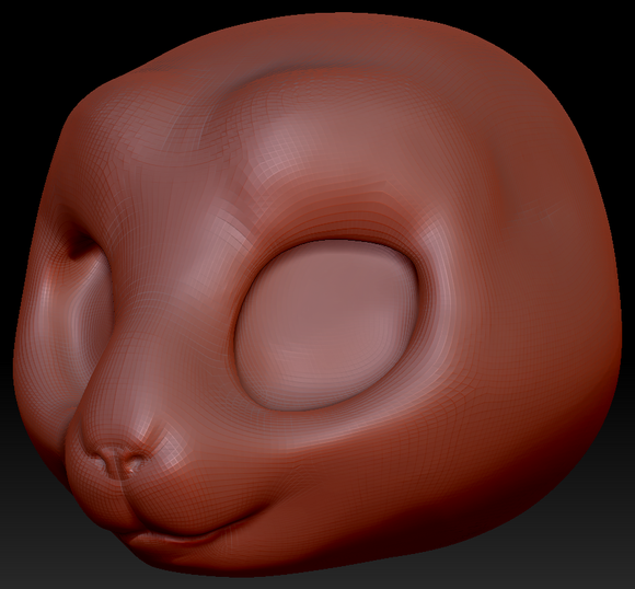 True Kemono Guinea Pig Head Base