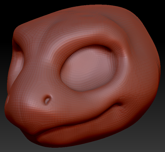 Gender Neutral Toony Turtle Head Base Variant 1