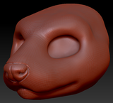 Gender Neutral Ferret Head Base