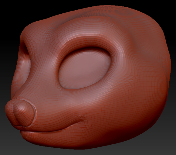 Western Kemono Opossum Head Base