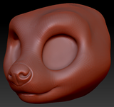 Western Kemono Hyena Head Base Variant 1