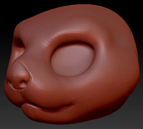 Western Kemono Sea Otter Head Base Variant 1
