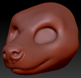 Gender Neutral Hyena Head Base