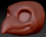Feminine Toony Bird Head Base Variant 2