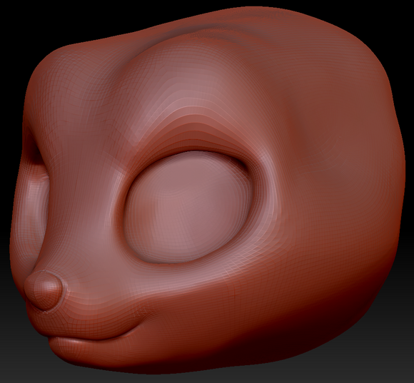 True Kemono Raccoon Head Base