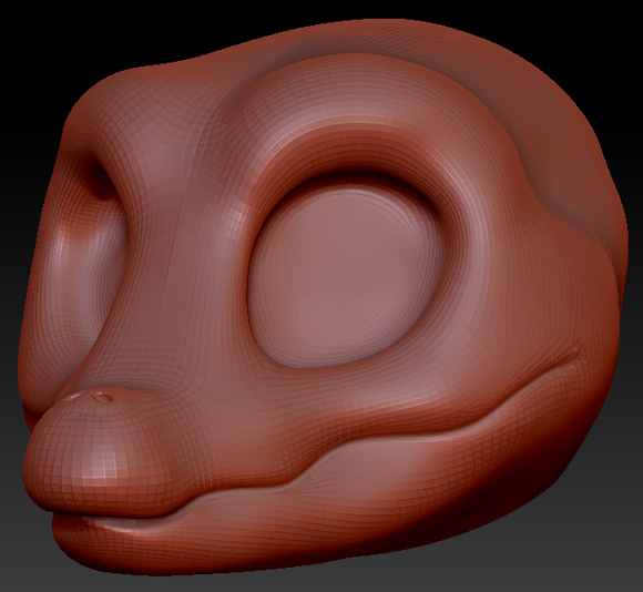 Western Kemono Crocodile Head Base