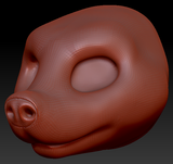 Gender Neutral Long Eared Jerboa Head Base