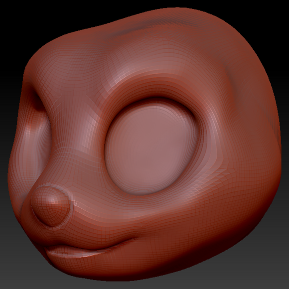 Western Kemono Red Panda Head Base Variant 1