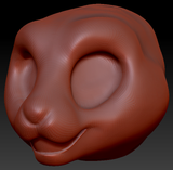Western Kemono Bunny Static Jaw Head Base