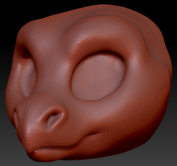 Western Kemono Point-nosed Dragon Head Base Variant 1