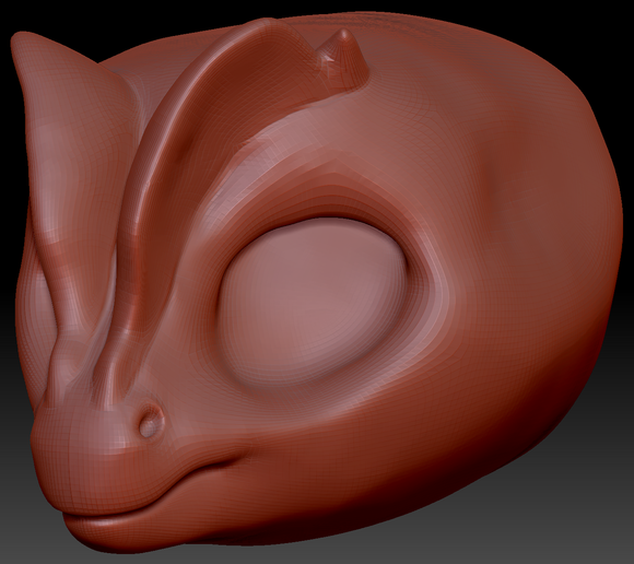 True Kemono Dilophosaurus Head Base Complex Variant 1