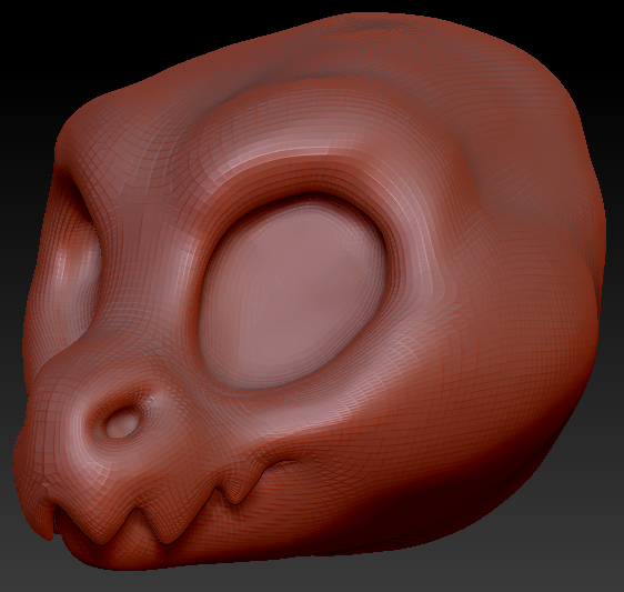 Western Kemono Wickerbeast Head Base Variant 4
