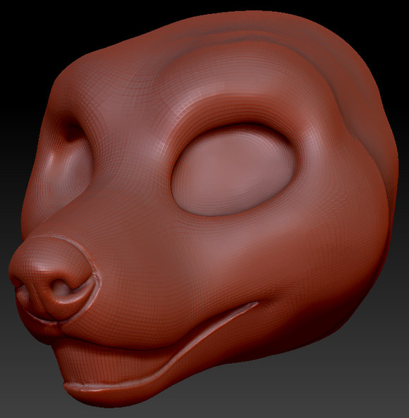 Gender Neutral Fox Static Jaw Head Base