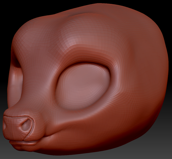 True Kemono Cow Head Base