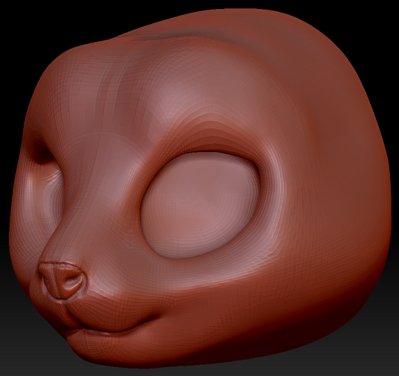 True Kemono Hamster Head Base