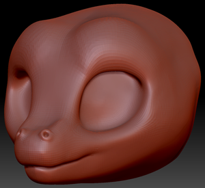True Kemono Alligator Head Base