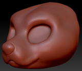 Western Kemono Pitbull Head Base