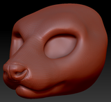 Feminine Ferret Head Base