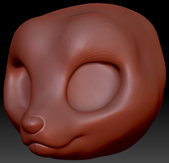 True Kemono Corgi Head Base