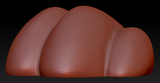 9.5" Wide 4-Toe Slim Large Foam Paw Set