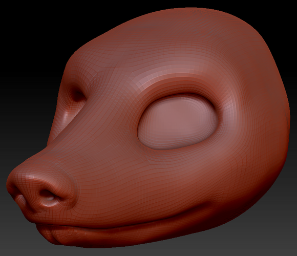 Gender Neutral Armadillo Head Base