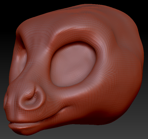 Western Kemono Donkey Head Base Variant 1