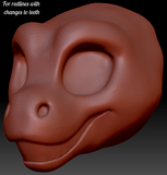 Kemono Toony T-Rex Head Base Variant 2