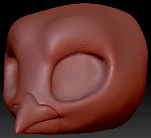 True Kemono Blue Jay Head Base