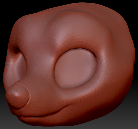True Kemono Borzoi Head Base