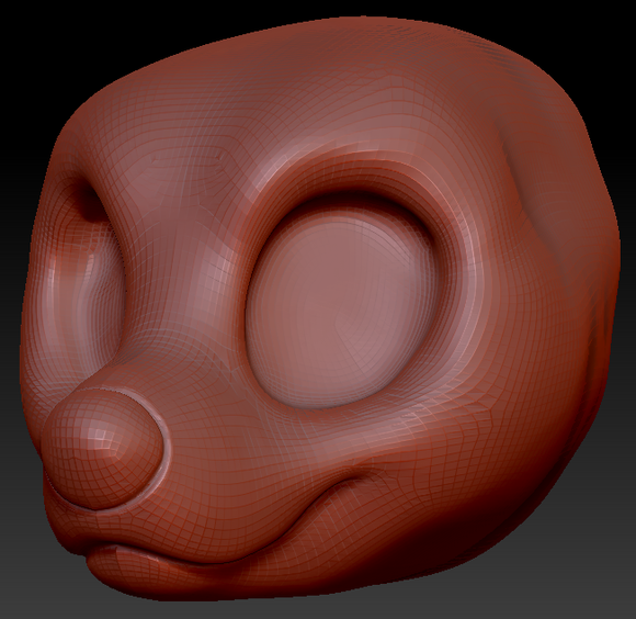 Western Kemono Corgi Head Base Variant 2