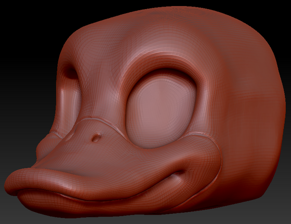 Feminine Toony Bird Head Base Variant 3