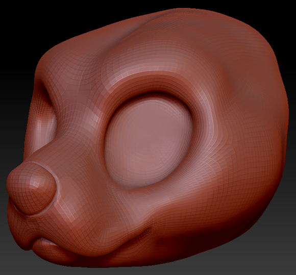 Western Kemono Pitbull Head Base Variant 1