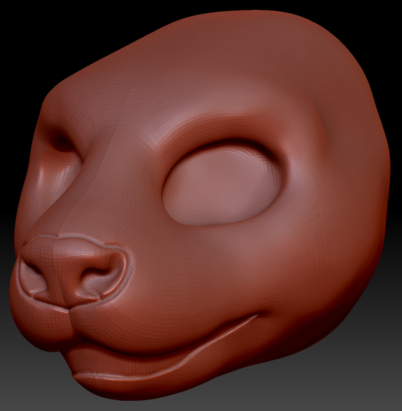Gender Neutral Asian Small-clawed Otter Static Jaw Head Base