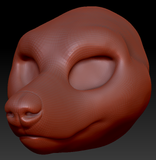 Feminine Saluki Head Base