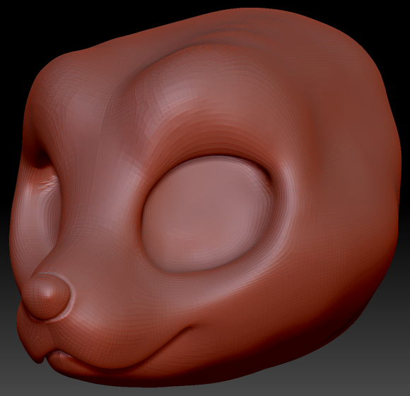 True Kemono Canary Mastiff Head Base