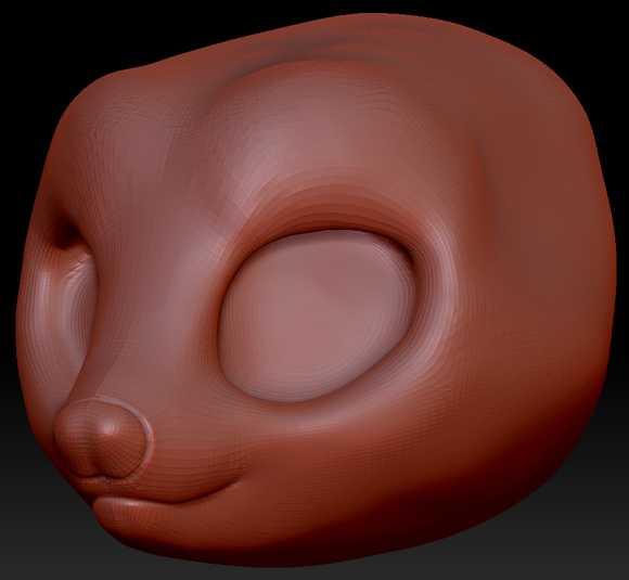 True Kemono Opossum Head Base