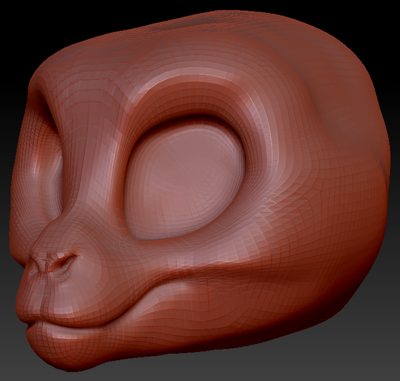 Western Kemono Macaque Head Base Variant 1