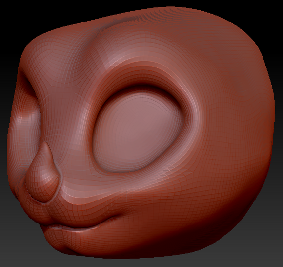 Western Kemono Leaf-nosed Bat Head Base Variant 1
