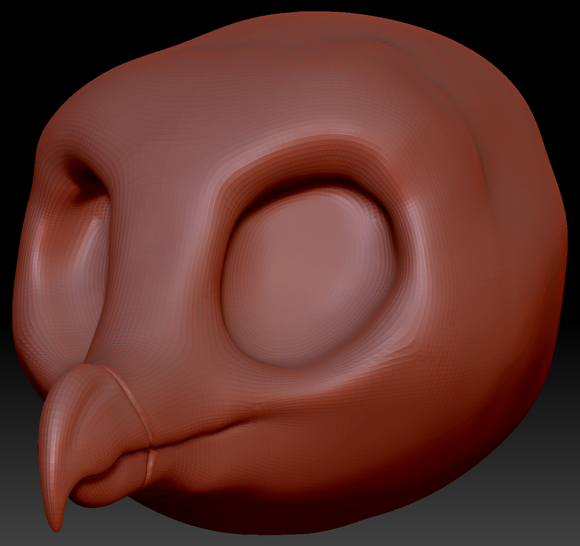 Western Kemono Bearded Vulture Head Base