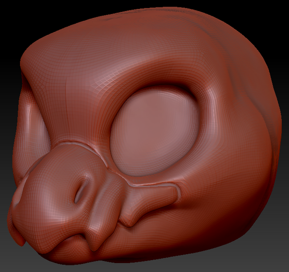 Western Kemono Wyvern Head Base