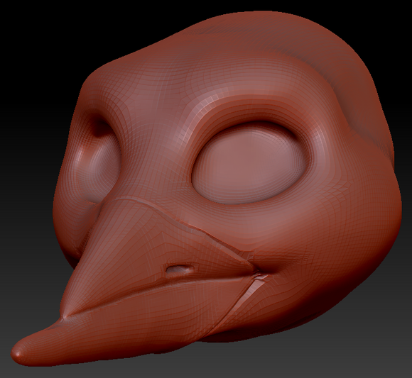 Gender Neutral Black Skimmer Head Base